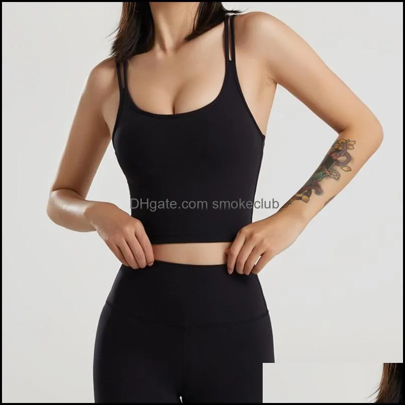 Gym Clothing Cross Back Women Active Wear Sports Bra Padded Yoga Push Up Sexy Beauty Crop Top For Fitness Running Wear1