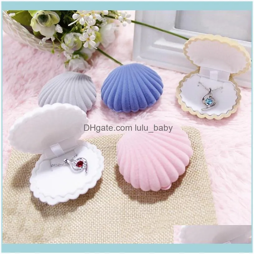 Stud Cute Personality Box General Jewelry Shell Pouches, Bags