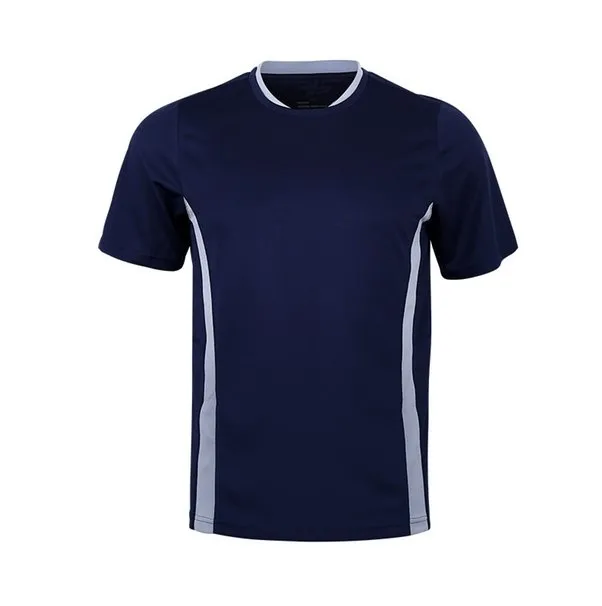 남자 다크 블루 짧은 소매 축구 유니폼 팀 훈련 유니폼 축구 경기 셔츠 빠른 dipawerr