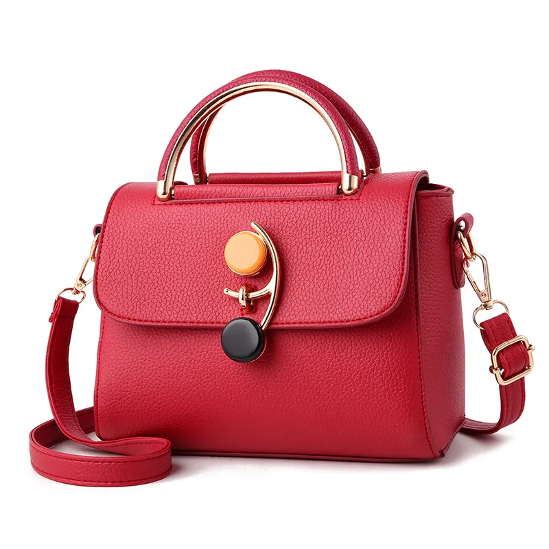 حقائب اليد HBP المحافظ حقائب اليد النساء محافظ الأزياء حقيبة محفظة بو رغوة الربط حقيبة الكتف لون مصفون