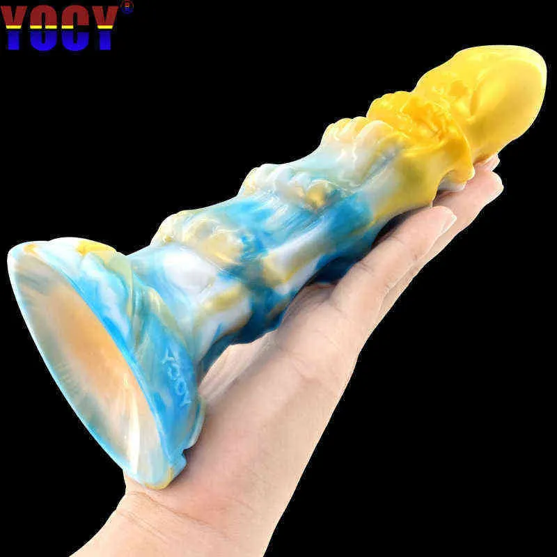 NXY Anal Spielzeug Yocy Neue Plug Erwachsene Spaß Weibliche Masturbator Sex Produkte Simulation Tier Silikon Gefälschte Penis 0314