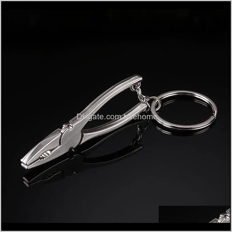 lnrrabc fashion 1 pc unisex wholesale hot metal adjustable pliers shape events vise keyring key chain