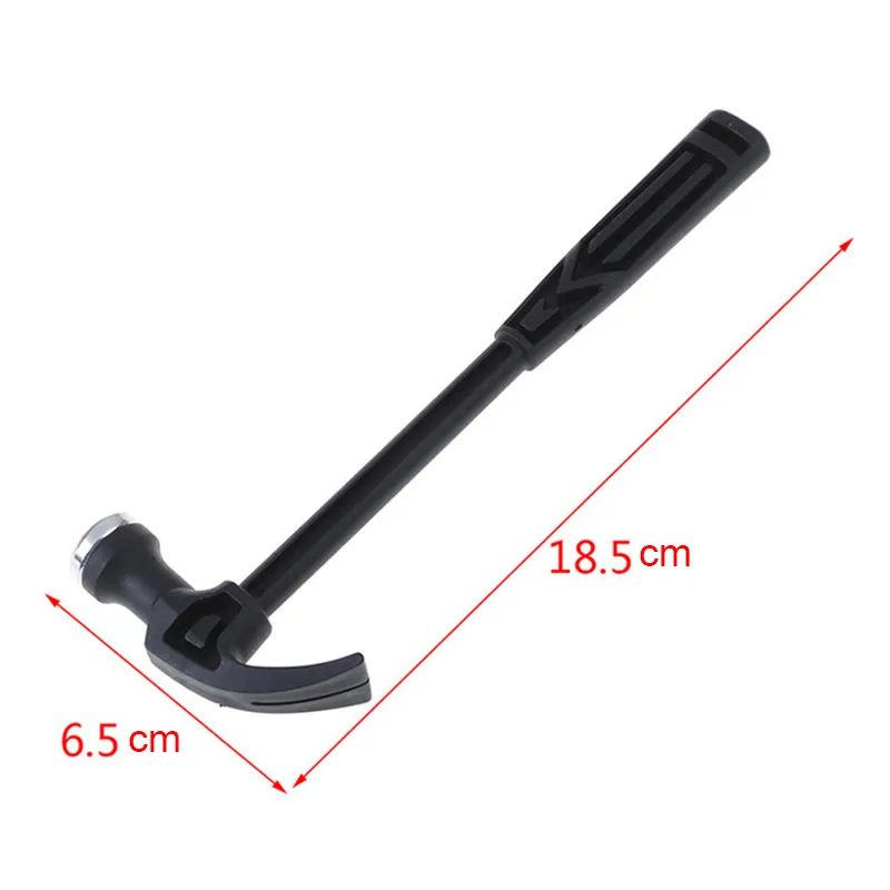 Mini Claw Hammer Household Hand Tool Multifunctional Portable Seamless Nail Iron Hammer 18.5CM