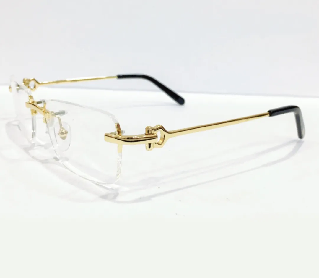 Lentes dorados transparentes online