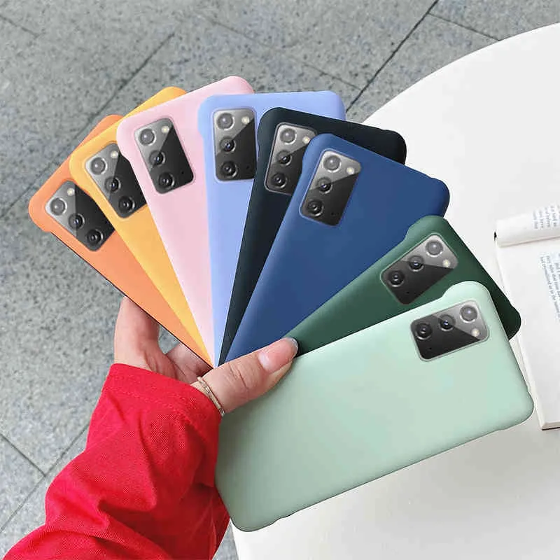 Ultradunne Telefoon Gevallen Frameloze PC Hard Case Cover Voor Samsung Note 20 Ultra Note 10 Plus S20 S21 plus Ultra Candy Kleur Cover