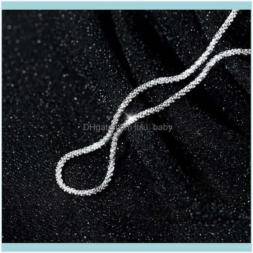 Chains S925 Sterling Silver Necklace Colgante 925 Jewelry Joyas Plata De Ley Mujer For Women Bijoux Femme Collares Naszyjnik