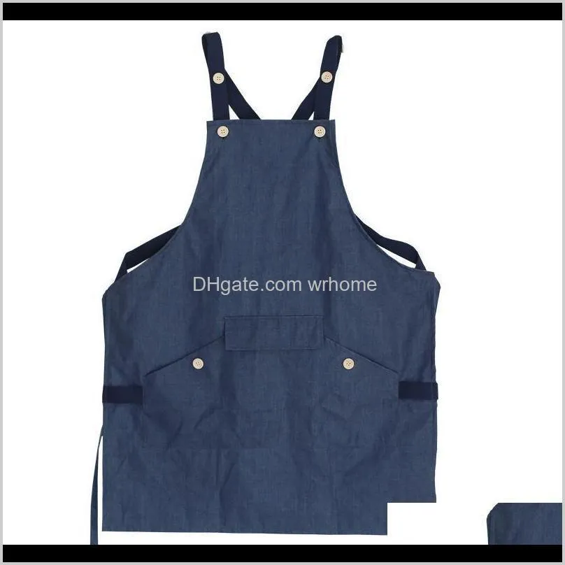 Waterproof apron flower shop coffee business home cleaning apron for men and women barber men kitchen garden