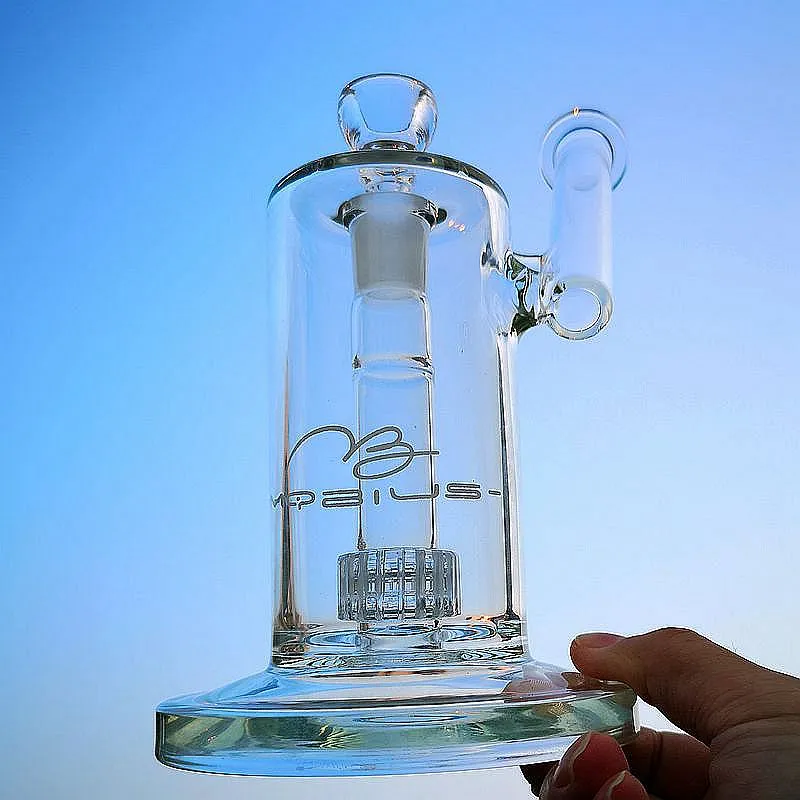 Gros Sidecar Narguilés Mobius Verre Bongs Stéréo Matrix Perc Huile Dab Rigs 8 Pouces Tambour Percolateur Tuyau D'eau DHL Gratuit