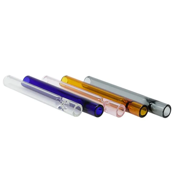 4 inch hand pipe thick pyrex glass one hitter pipe-glass steam roller filter pipes cigarette hand-pipes oil buners-pipe SN3149