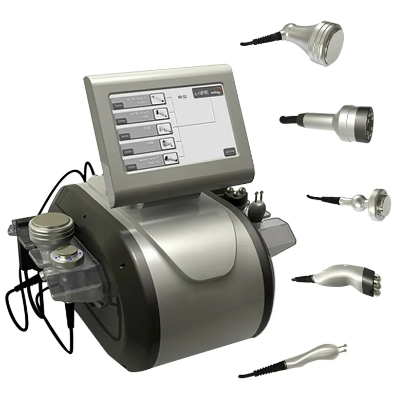 5 i 1 rf utrustning Kroppsformning Slimming Vacuum Cavitation System Beauty Machine