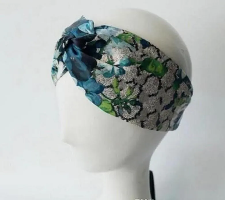 2022 nova headband elástico quente para homens e mulheres 2022 letra lantejoulas design verde flor vermelho faixas de cabelo menina retro turbante headwraps