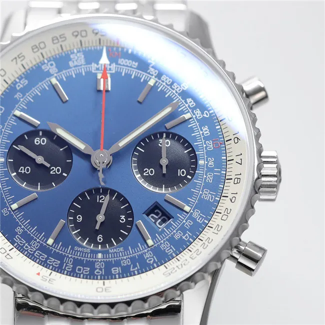 GF Chronograph Watches For Men V2 Upgrade 43mm 1B01 With Asia 7750 Timing Movement Two Way Ratchet Bezel And Extended Steel Band From Ch9807 663.22 DHgate.Com