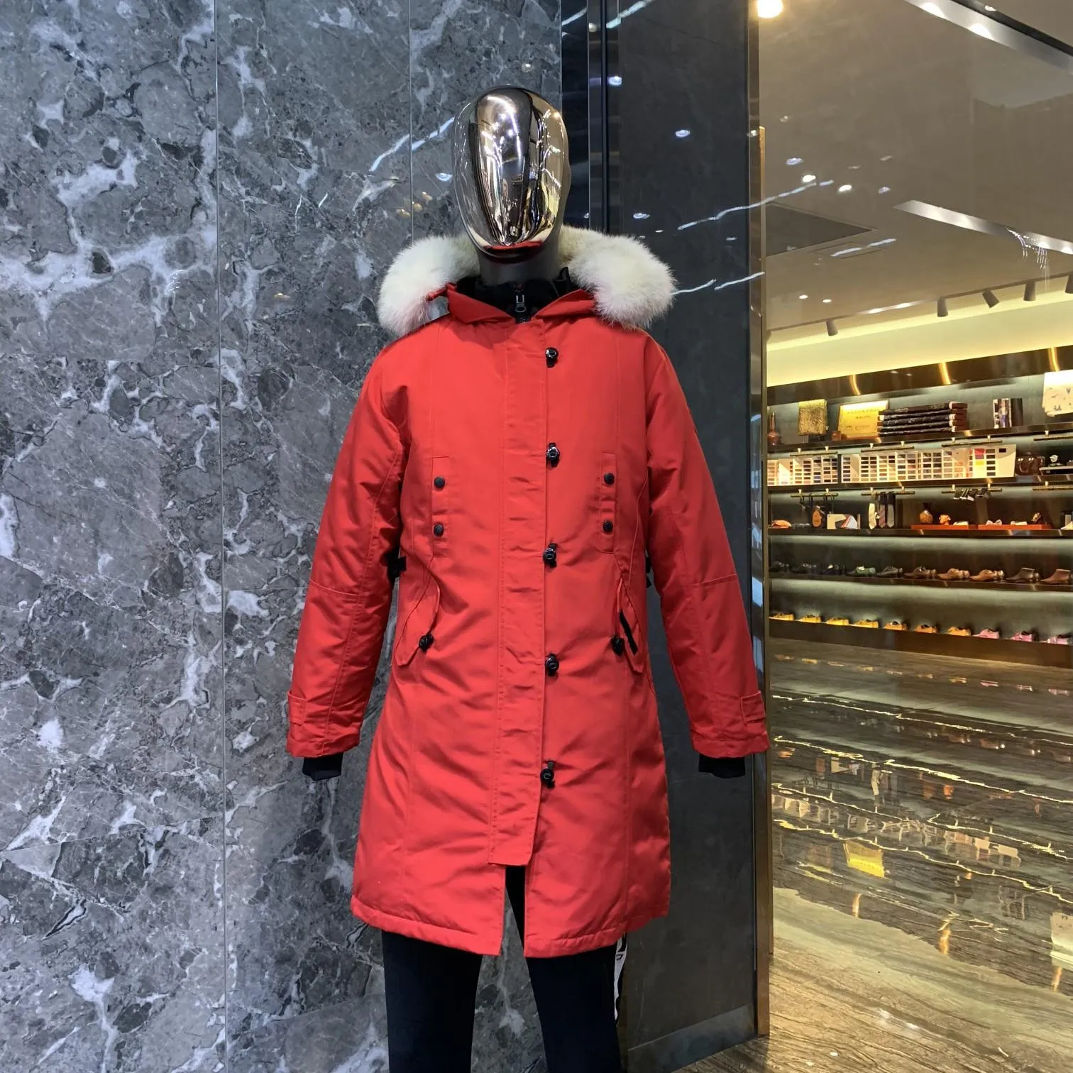 Womens Map Embroidered Womens Long Down Parka High Quality Durable Winter Parka Coat With Long Trench And Fur Collar For Cold And Warm Outdoor Outerwear Xxxx From Abby2019 121.4 DHgate.Com