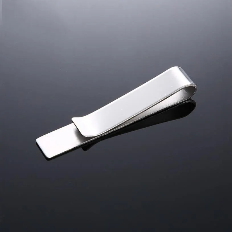 Blank Stainless Steel Bar Tie Clips Simple Metal Design For Formal And ...