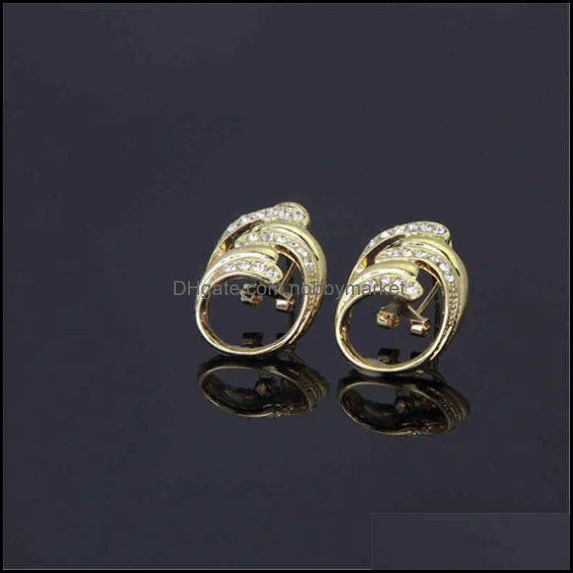 pcs Jewelry Set for Women African Beads Wedding Twist Choker Necklace Bridal Dubai Gold Color Jewellery s