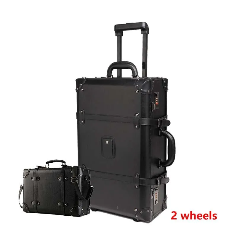 Vintage rolling luggage cheap