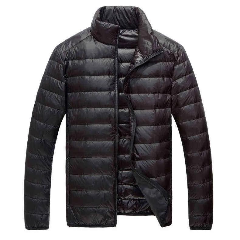 Witte eend down winter jas mannen ultralight donsjack casual bovenkleding sneeuw koude jas zak korte jas jas winter mannen g1108