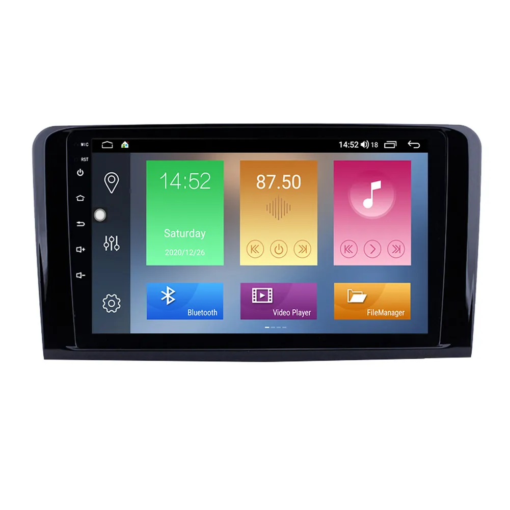 Samochód DVD Stereo Player dla Mercedes Benz ML Class 2005-2012 W164 ML350 ML430 ML450 ML500 z TPMS 9-calowy Android 10 GPS