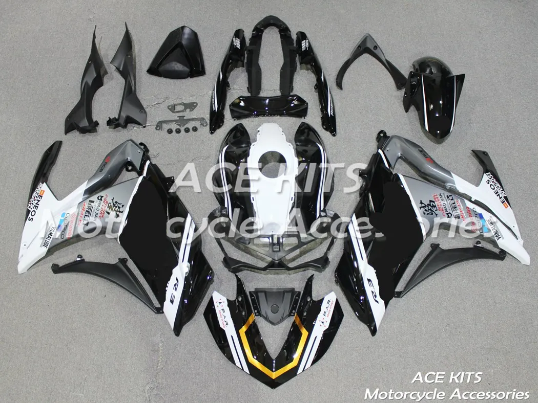 ACE KITS 100 % ABS-Verkleidung Motorradverkleidungen für Yamaha R25 R3 15 16 17 18 Jahre Eine Vielzahl von Farben Nr. 1617