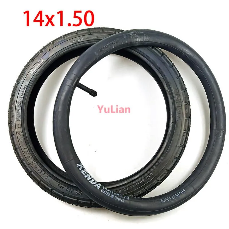 Motorcycle Wheels & Tires Tire 14 X 1.5 40-254 Tyre And Inner Tube Black 14" " For Bike Tire, Kids Wheel Tire14 Inches Folding Bead Bicycle