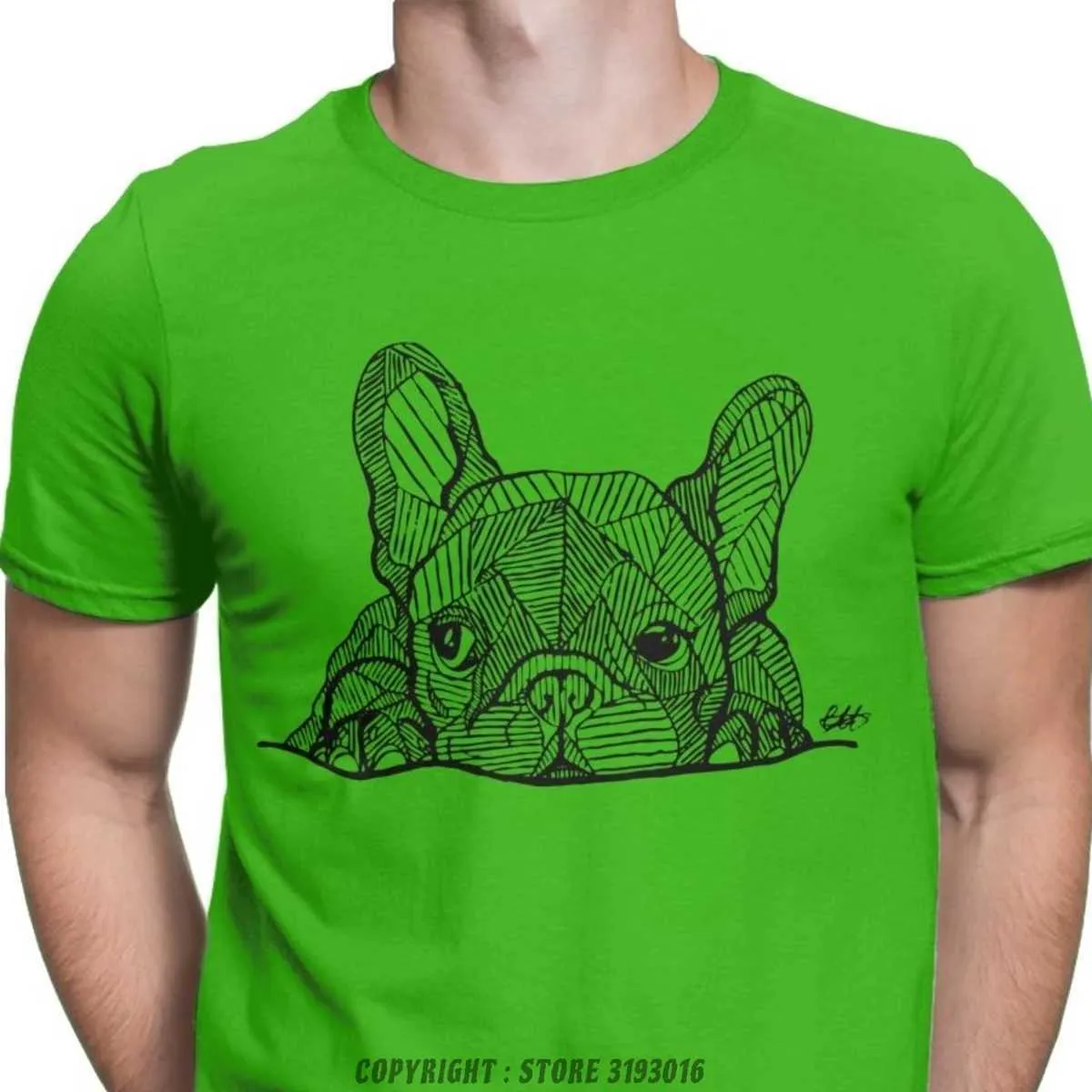 Camiseta De Cachorro De Bulldog Francés Para Hombres Lindo Estampado De  Animales Para Perros, Cuello De La Tripulación De Manga Corta 100% De  Algodón Premium De 5,28 € | DHgate, image size:1200x1200