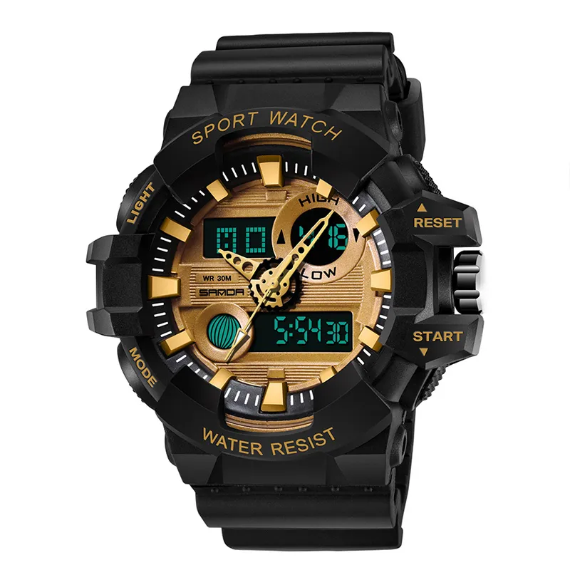 트렌드 남성용 스포츠 디지털 시계 G Shok 군사 방수 망 시계 Led Luminous Gshock Wristwatch 남성 캐주얼 시계 Reloj X0524