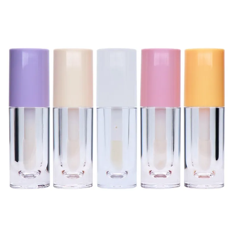 6.5ml Empty Lip Gloss Tubes Lips Glaze Big Doe Foot Wand Makeup DIY Cosmetic Lipstick Lip Oils Balm Container