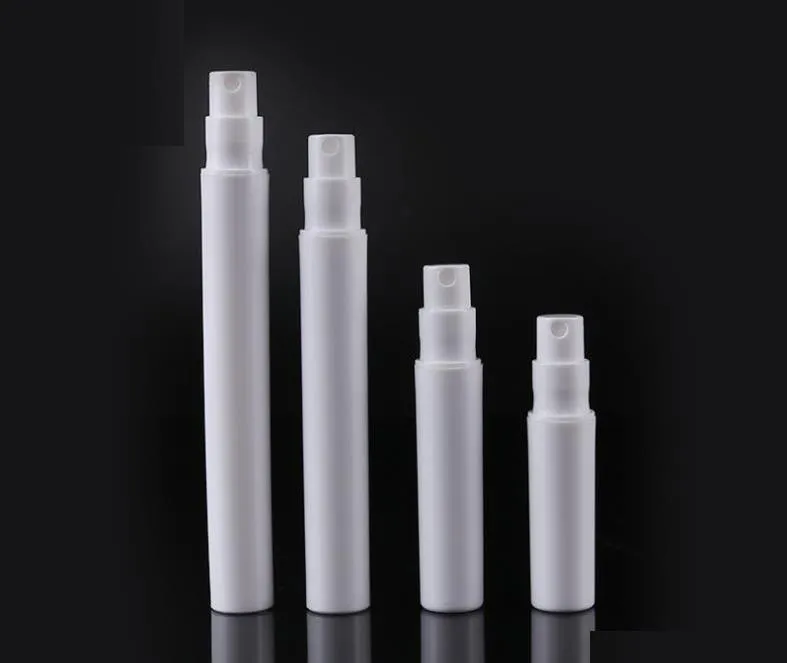 卸売空のサンプルスプレーボトル2ml 3ml 4ml 5mlホワイトプラスチック香水瓶バイアル1000ピース/ロットSN2112