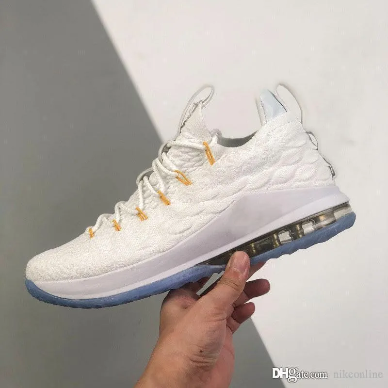 White and best sale gold lebron 15