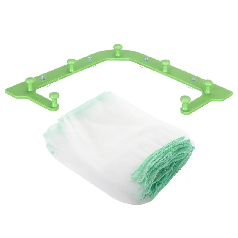 Kitchen Sink Hanging Net Rack Filter Leftovers Wash Triangle Drain With 50 Disposable Bags Hooks & Rails229p
