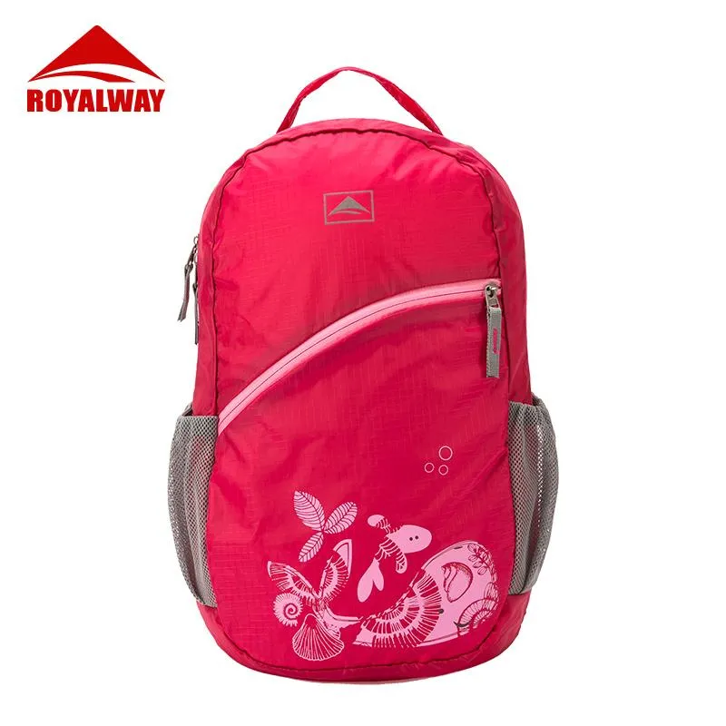 Outdoor Bags ROYALWAY Camping Hiking Backpack Climbing Bag Portable Light Skin Fashion Print Shoulders RPBL0352G