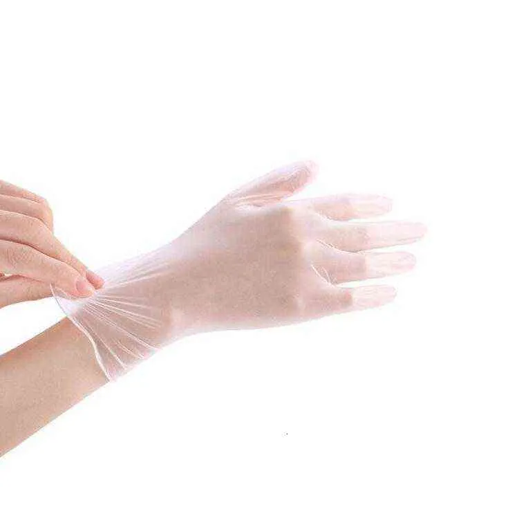 Rękawice jednorazowe Przezroczyste PVC Kuchnia Proszek Darmowy Nitryl Home Cleaning Rękawica do zmywania obowiązków domowych