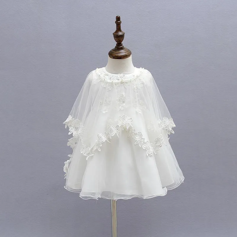 Princess Lace Pearl Baptism Gown Set Back For Baby Girls Perfect For 1st Birthday Parties Weddings And Christening Includes Hat Kit From Blumin 21.24 DHgate.Com