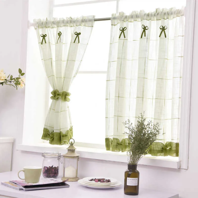 Short kitchen deals curtains