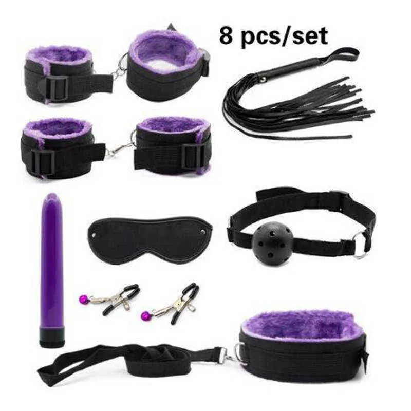 NXY SM SEX Vuxen Toy SM Fun Suit med plysch Combo Par Alternativ Bundle Bondage Gay Flirting Game S för Kvinnor Shop1220