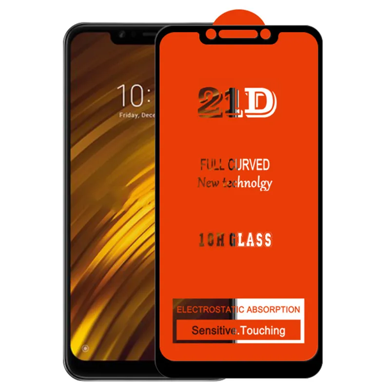 Защитник экрана для Xiaomi Redmi Примечание 12 Explorer 11 Pro 11t 11S 11E 10 10A 10C 10S 10T 21D Полный клей.