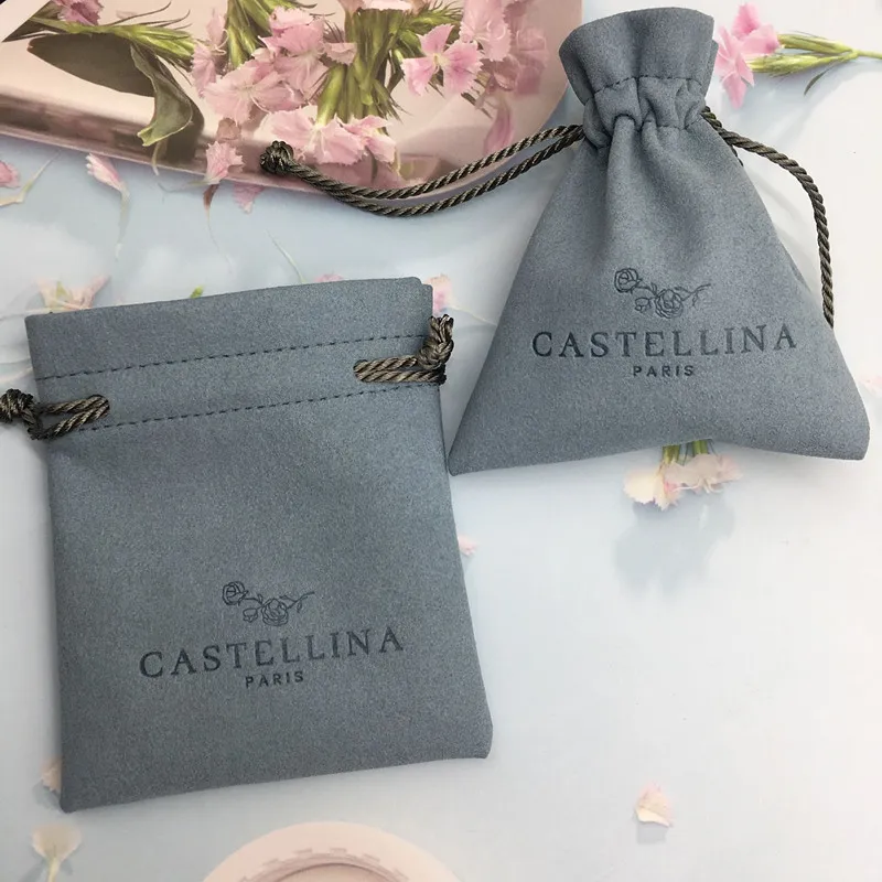 Custom Jewelry Pouch Bags With Logo