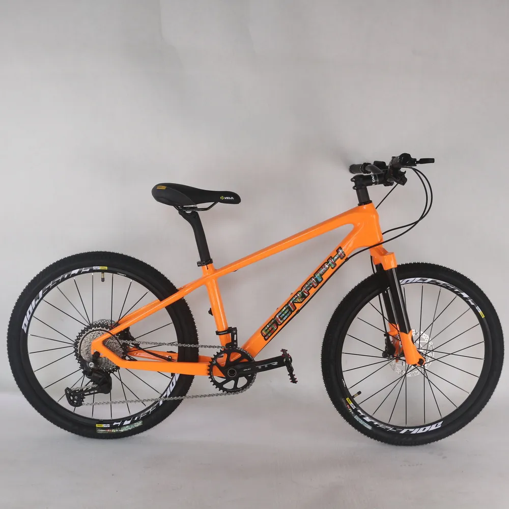 24er Kids Youngster Man Student Kol Complete Hardtail Mountainbike FM079 1 * 11 Speed ​​Seraph Märke Custom Paint