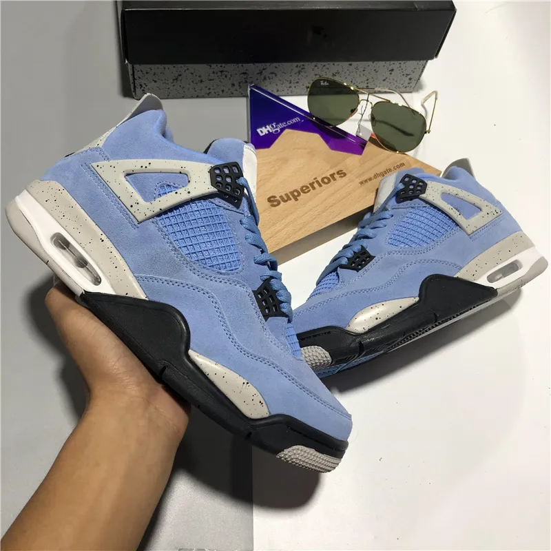 Top Quality Jumpman 4 Mens Mid Basketball Shoes Pairs Guava Ice Cream Sail Blue  Beige Cat Cool Grey Cactus Jack Sports Trainers Sneakers With Box