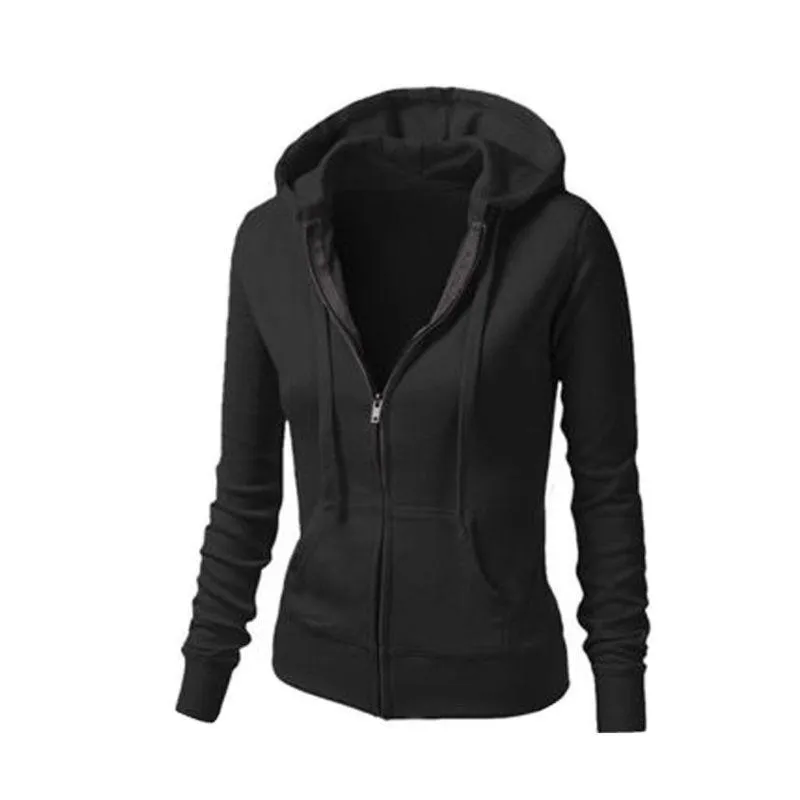 Thick black online hoodie womens
