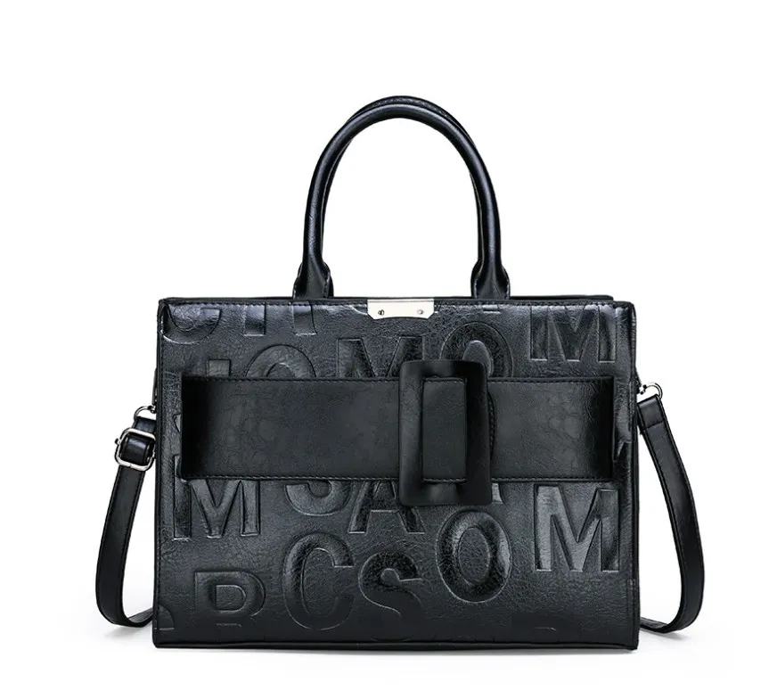 Large Messenger Capacity Retro Ladies Bag Leather Woman Handbag Selling Designer Totes