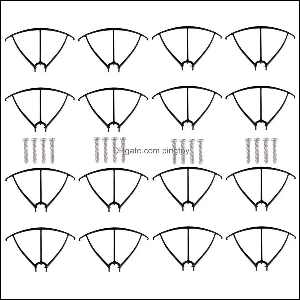 16pcs/set X5C X5SC X5SW Quadcopter Spare Parts RC Helicopter Propeller Protection Frame Protection Guard Circle