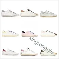 Italy Fashion Sneakers Golden Designer Shoe Women Sneaker Super Star Classic White Do-old Sequin Dirty Man Casual Shoes