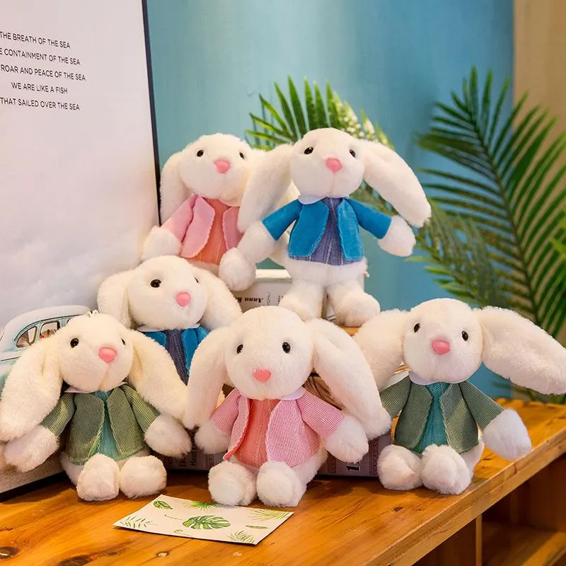 Bonito brinquedo de pelúcia alta qualidade macio coelhos boneca pelúcia animais crianças presentes de aniversário coelho bonecas 26cm atacado