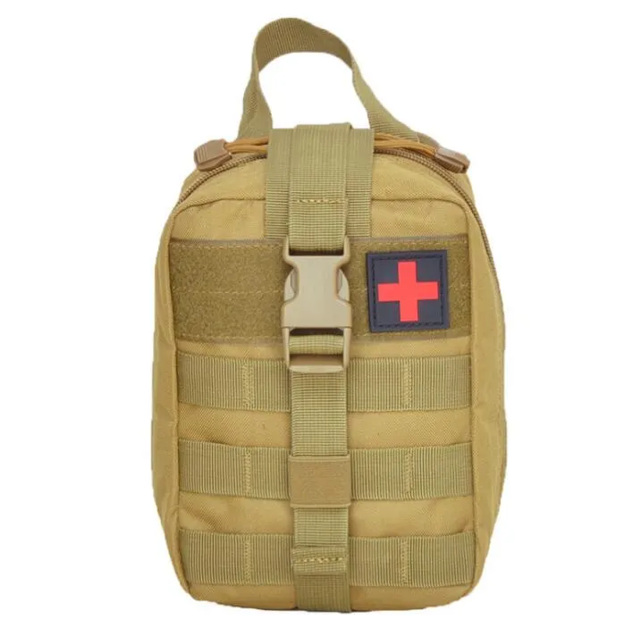 Leere Tasche für Notfall-Sets, taktisches medizinisches Erste-Hilfe-Set, Hüfttasche, Outdoor, Camping, Wandern, Reisen, Taktik, Molle-Tasche