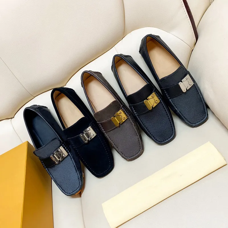 Bulk Hockenheim Mens Loafers Black Brown Suede Real Leather 