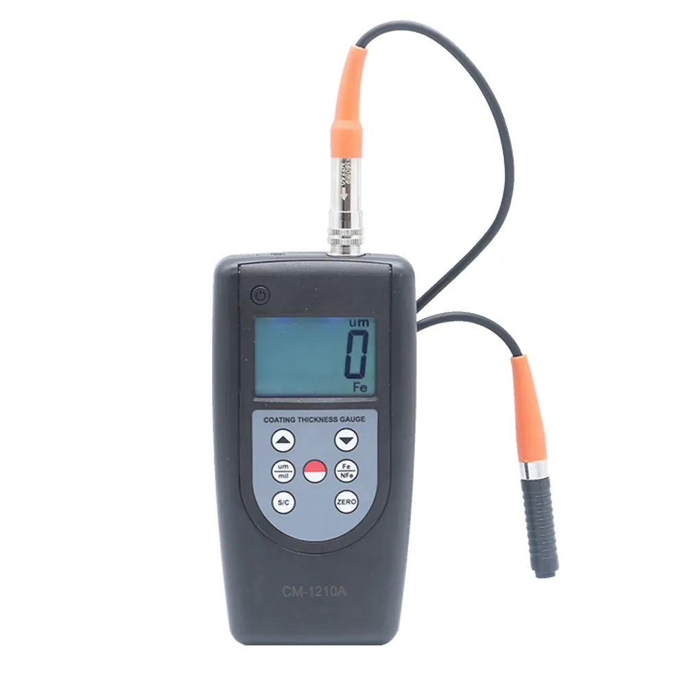 Medidor de espesor de revestimiento de tipo separado CM-1210A Dos métodos de medición: inducción magnética (F) y corriente de Foucault (N)