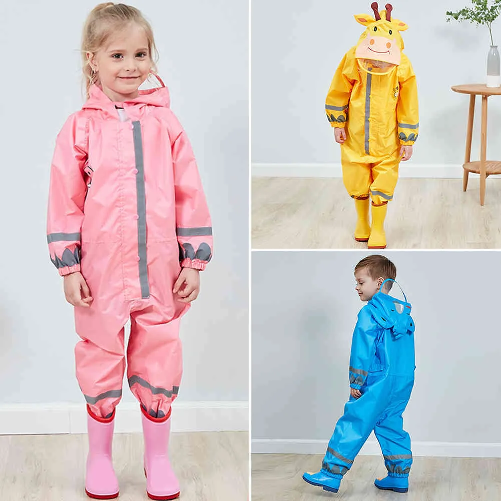 Varsany Combinaison De Pluie Imperméable Pour Enfant Bleu Marine, Rouge