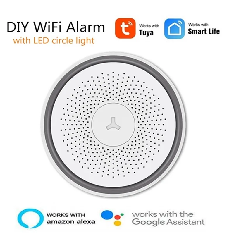 Tuya WiFi GSM Wireless Security Alarm System with Smart Life APP Alexa Google Home Voice Control