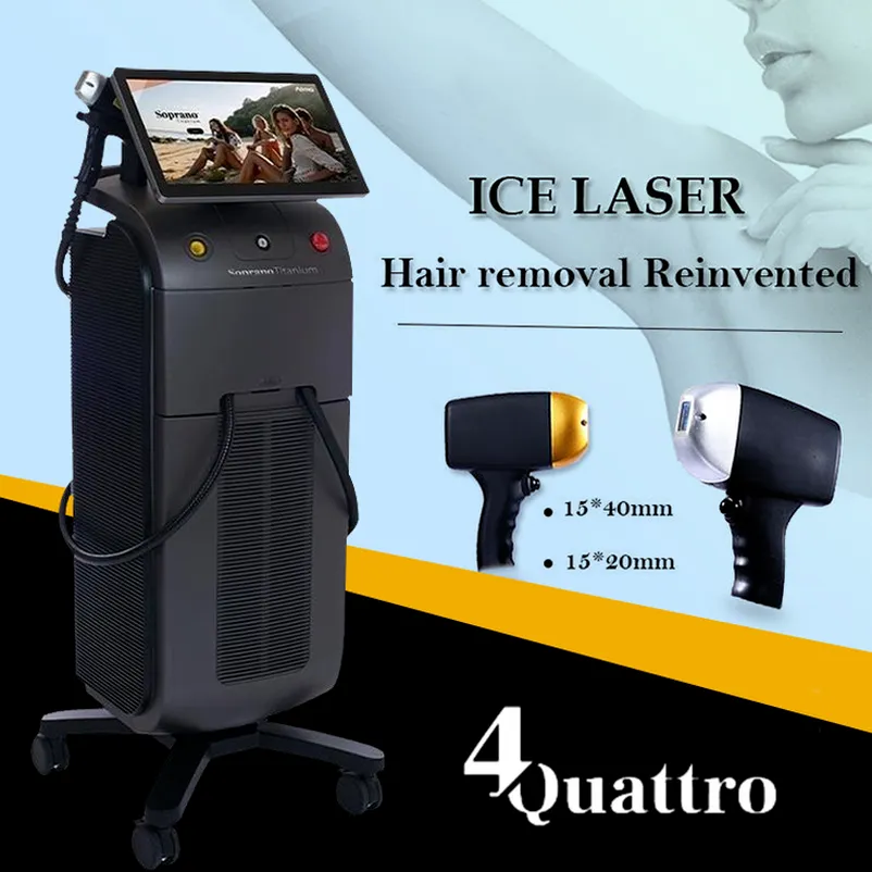 2022 Laser Permanent Hair Remover 755 Nm Alexandrite Laser 3 Wavelengths Diode Laser Hair Removal 755 808 1064nm